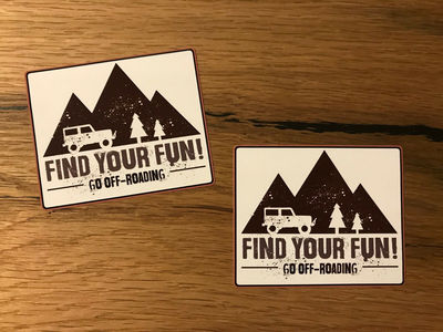 offroad牧马人4x4户外探险贴纸