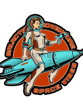 pin up girl 星际复古摩托车汽车反光镭射水晶胶立体贴#kx04