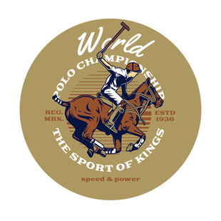 运动爱好风格马球马术world polo championship徽章贴纸贴花#1246