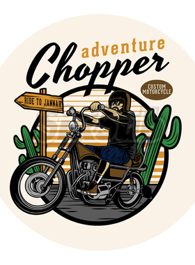 chopper ADV 穿越沙漠巡航复古摩托车贴贴花镭射滴胶水晶贴220203