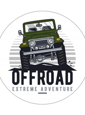 offroad extreme adventure穿越越野徽章贴纸贴花#1248