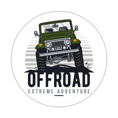 穿越越野徽章贴纸贴花