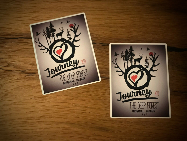 旅行Reise复古旧学校之旅世界保护自然环境徒步自驾摩旅贴纸