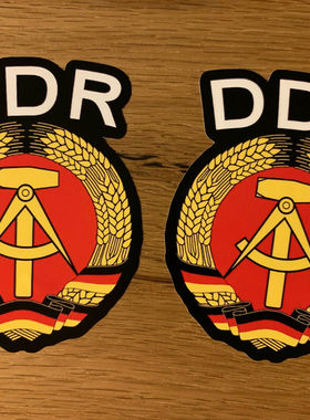 DDR贴花汽车NVA东德Simson Trabant GAZ Lada徽章＃766摩托车贴纸