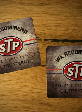 STP贴纸复古Hotrod肌肉车V8美式#242摩托车贴纸