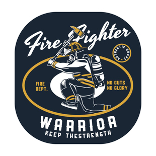 FIRE 防护员消防老式三马子摩托汽车贴纸贴画#1211