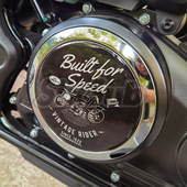 机车 耐热胶壳贴个性 定制摩托车离合机盖飞轮空滤盖装 饰改装