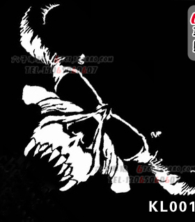 6zstickers图腾牛头车贴 国外车贴挡风贴车门贴油箱盖 KL001