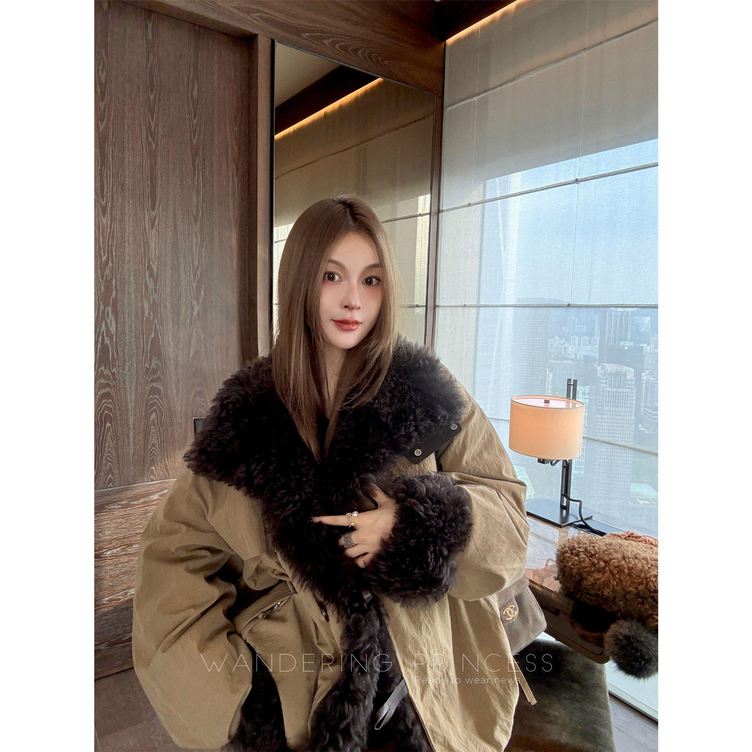 钱美西 可拆卸羊卷毛皮草领90白鹅绒派克羽绒服冬季小个子短外套,女装/女士精品,派克服,淘宝优惠券,粉丝福利购,淘宝优惠卷