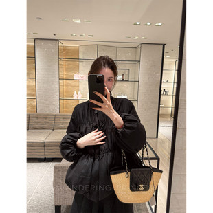 钱美西 90白鹅绒6A级100香云纱新中式花苞阔版立领羽绒服外套女