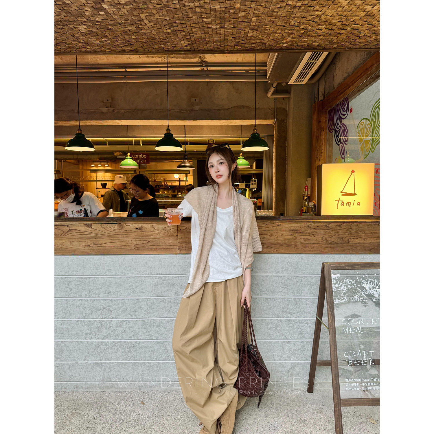 钱美西 轻凉天丝棉舒爽空气感 不规则褶皱遮肉藏肉小众阔腿休闲裤,女装/女士精品,休闲裤,淘宝优惠券,粉丝福利购,淘宝优惠卷