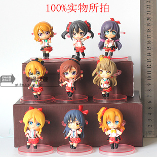 Love Live!园田海未 南小鸟 高坂穗乃9款Q版粘土模型手办公仔礼物