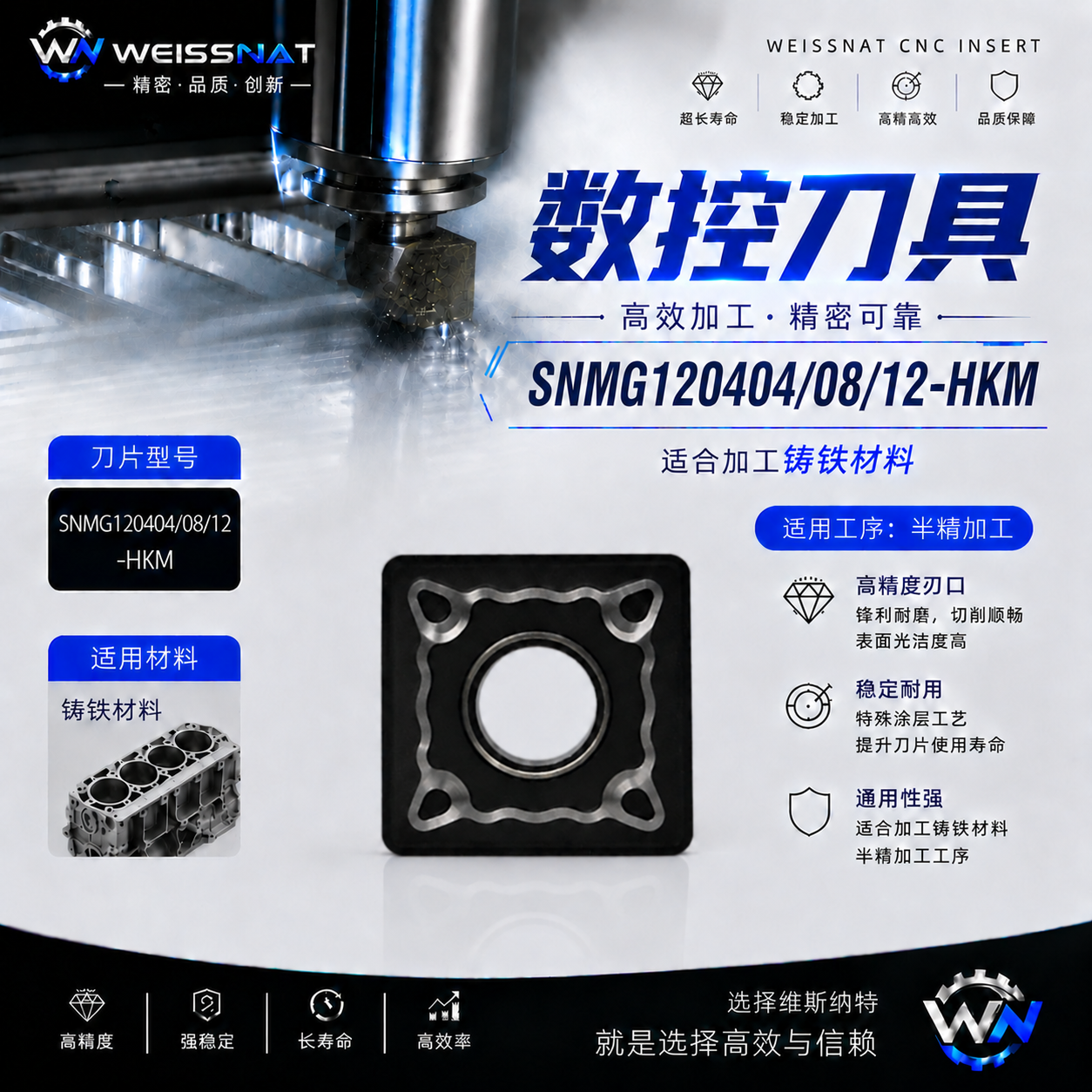 SNMG120404 SNMG120408 SNMG120412-HKM-TK9110 TK9210 TK9115
