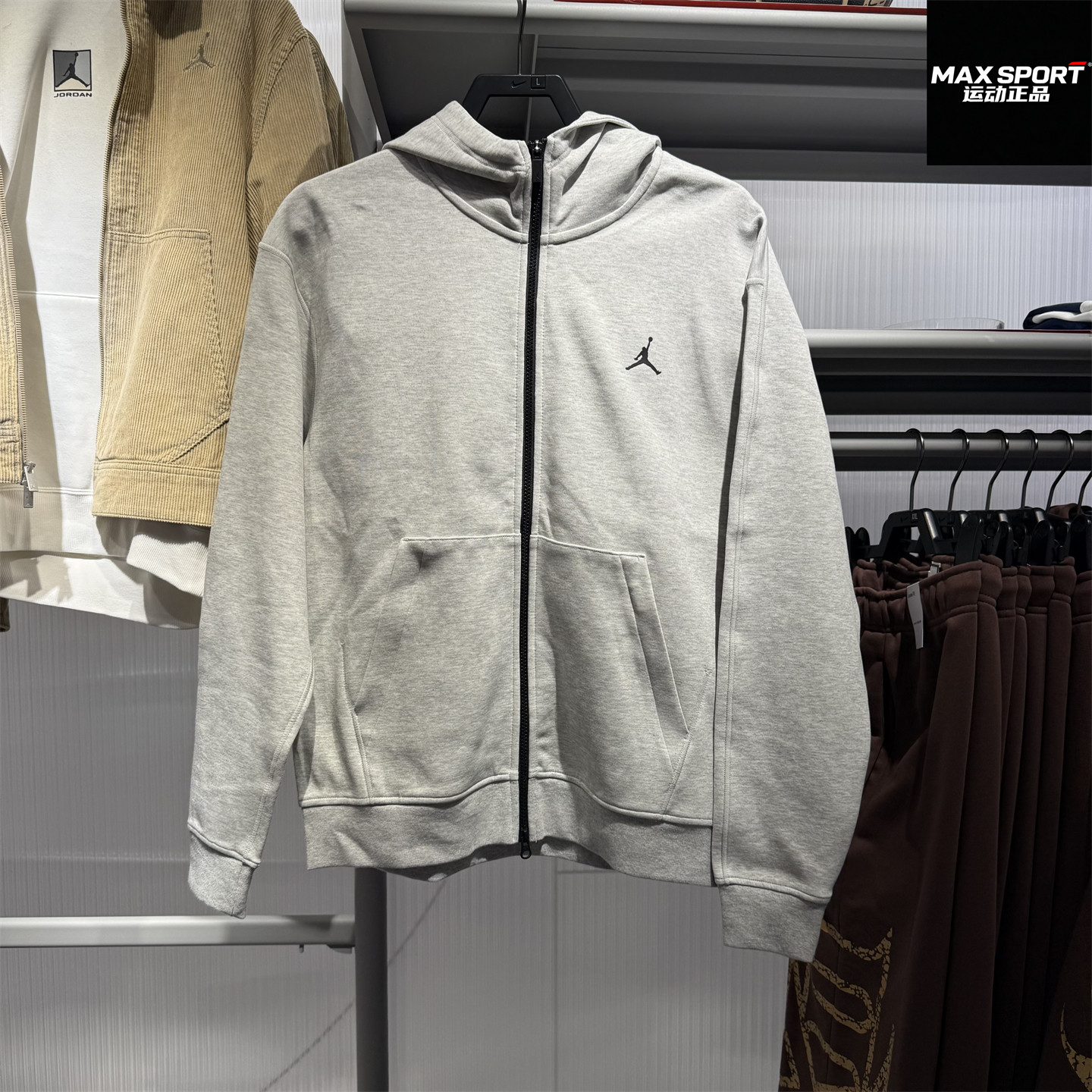 NIKE耐克男子外套JORDAN篮球运动休闲黑色上衣连帽夹克开衫FV8603,运动服/休闲服装,运动茄克/外套,淘宝优惠券,粉丝福利购,淘宝优惠卷