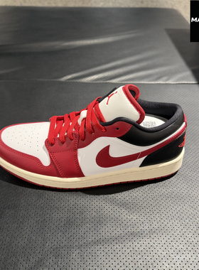 NIKE耐克AJ1女子休闲板鞋Jordan26春新年款红色运动鞋DC0774-160