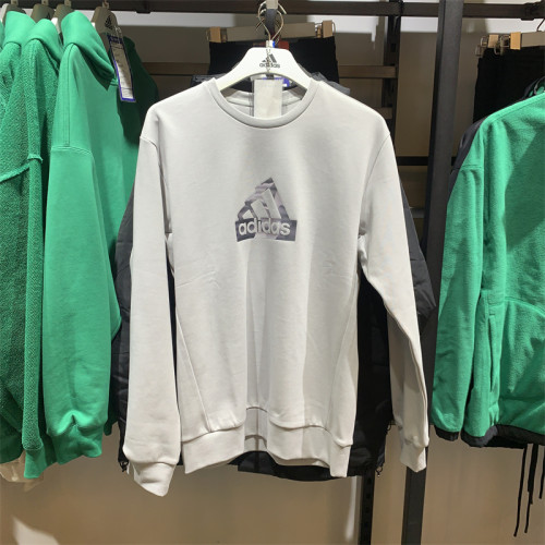 正品Adidas/阿迪达斯男子新款圆领运动休闲宽松套头衫卫衣 IT3962