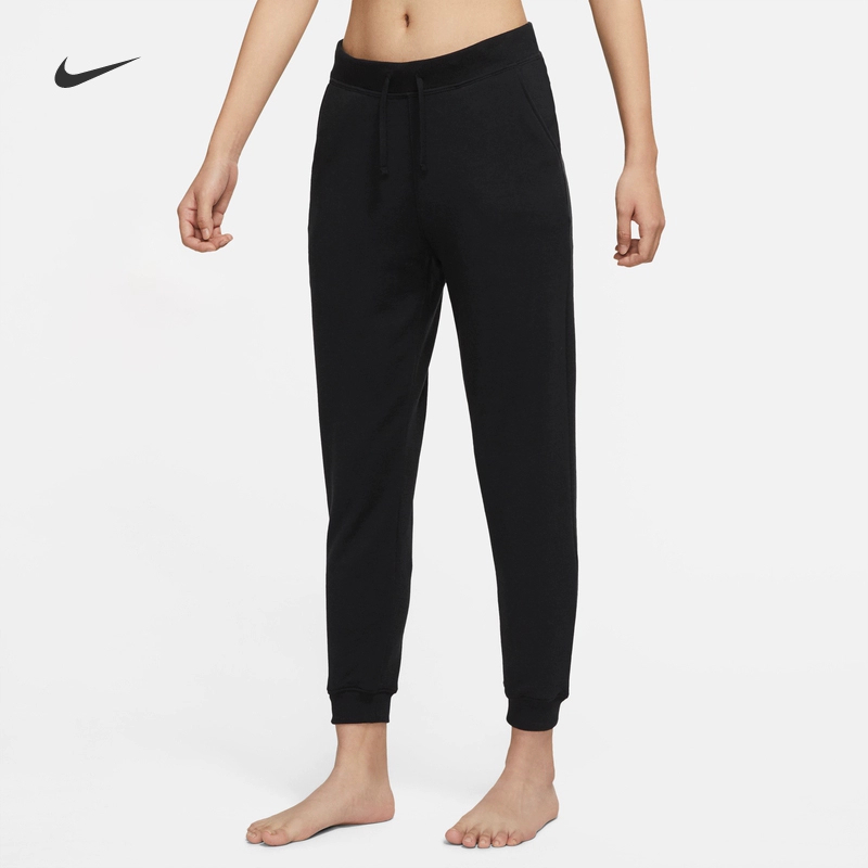 正品Nike/耐克女子秋冬加绒长裤LUXE保暖运动休闲束口卫裤 DN0937 运动服/休闲服装 运动长裤 原图主图