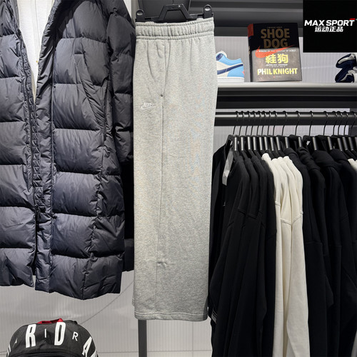 耐克女子薄绒直筒长裤