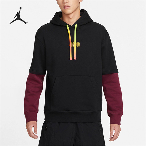 正品Nike/耐克百搭男子冬季运动休闲加绒连帽保暖卫衣 DV1598-010