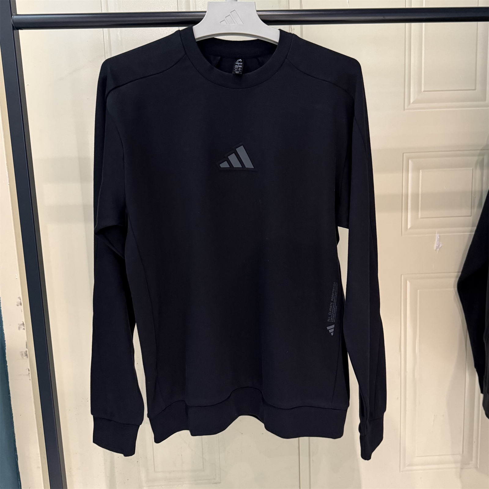 阿迪达斯男子圆领卫衣套头衫