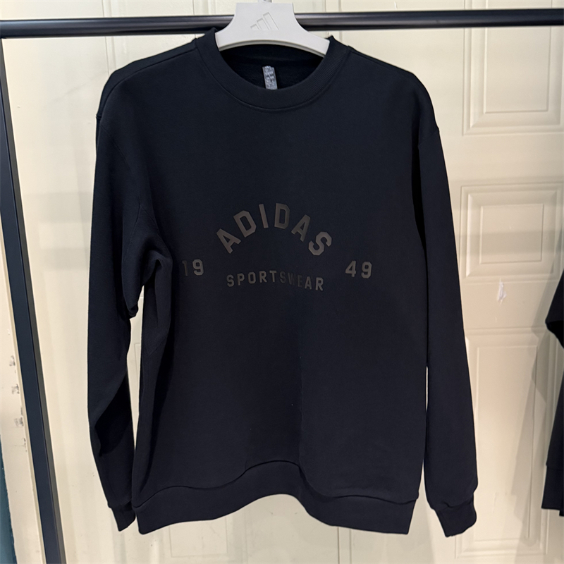 阿迪达斯男子卫衣圆领套头衫