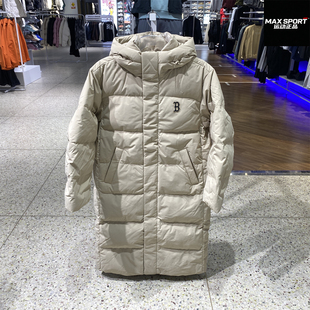 鸭绒外套3ADJB2356 户外保暖25冬新款 MLB男女长款 羽绒服KARINA同款