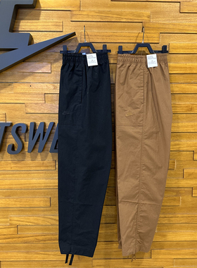 正品Nike耐克男子工装长裤2024春夏新款运动宽松透气直筒裤FN3097