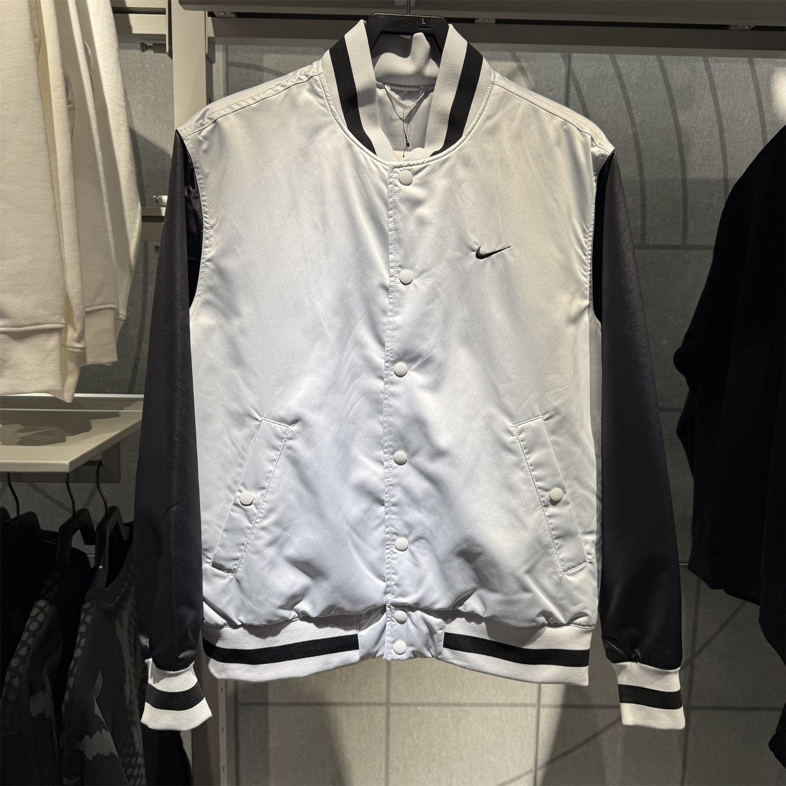 耐克男子棒球服外套防风夹克