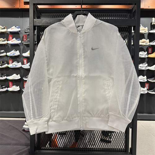 正品Nike耐克女子春夏休闲运动轻薄透气防晒皮肤衣外套DV7973-100