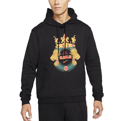 正品Nike/耐克卫衣百搭简约男子冬款运动加绒套头上衣 DA6712-010