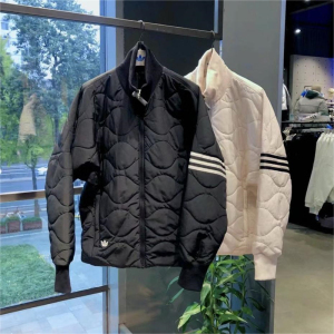 正品Adidas阿迪达斯三叶草男棉服宽松运动保暖外套 HR8696 HS1581