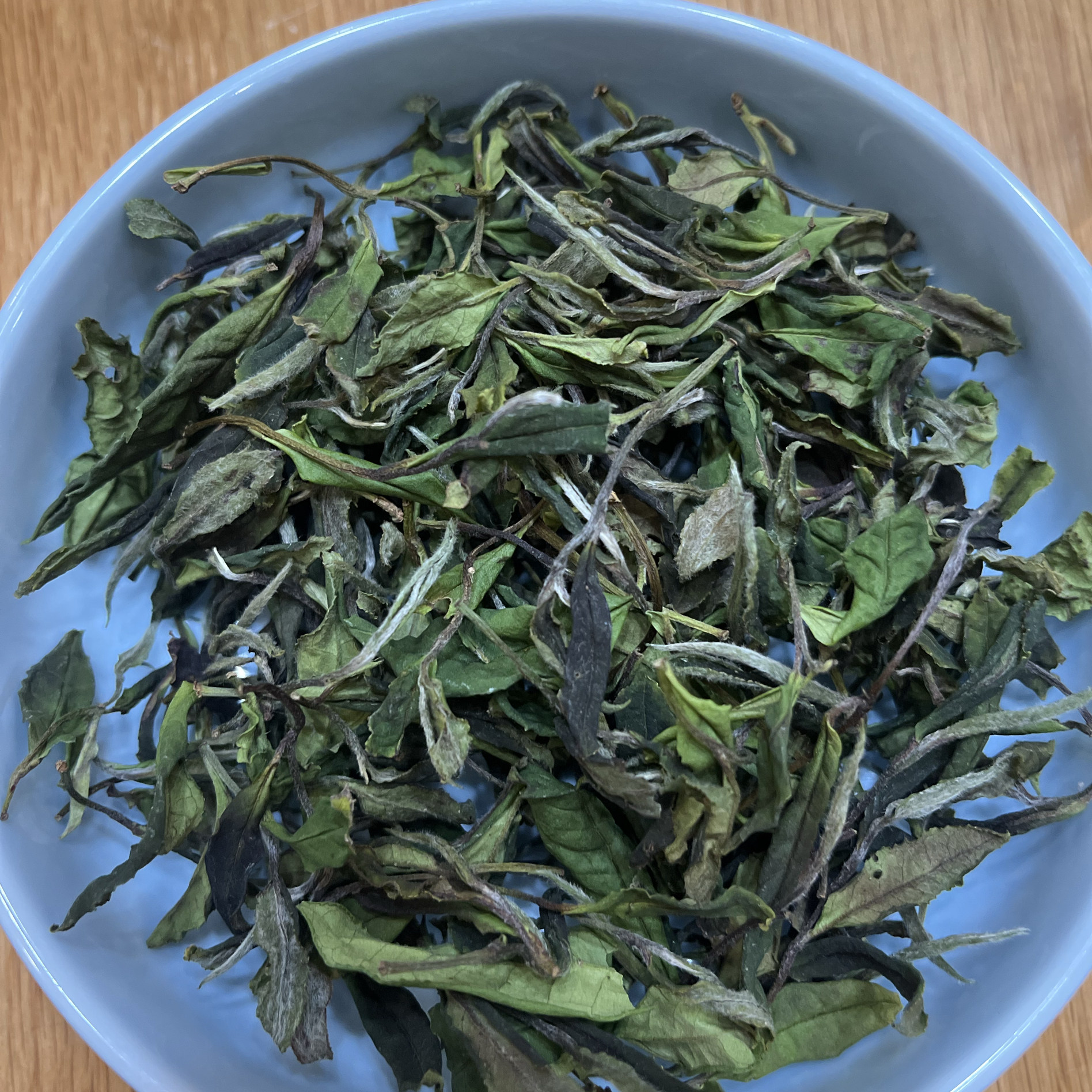 婺源白茶贡眉寿眉大鄣山顶高山群体种古树茶荒野崖白头采日晒萎凋
