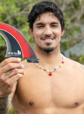 冲浪板尾舵 FCS II Gabriel Medina Signature Tri Fin Set签名款