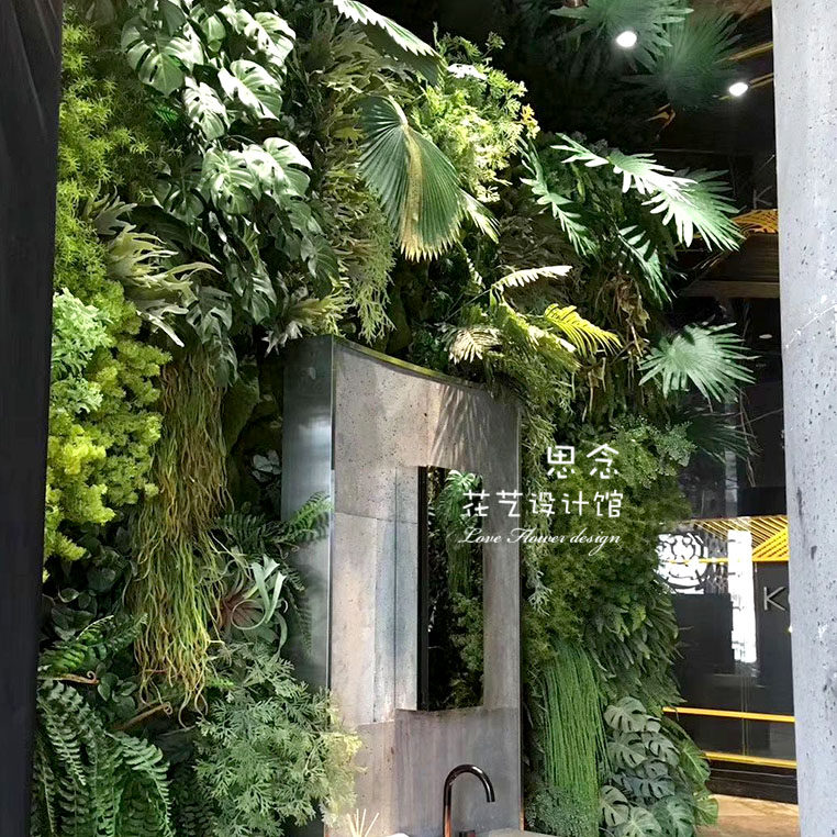 仿真垂直绿化植物墙壁高品质绿植墙设计师款定制打造逼真层次高定