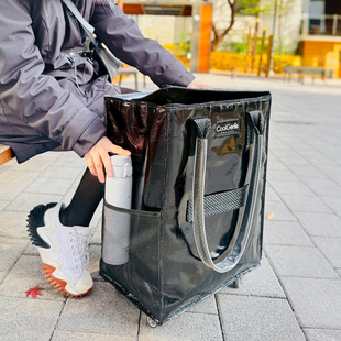 台湾直邮CoolGenie拖轮包拉货买菜购物中号户外露营箱旅游行李包