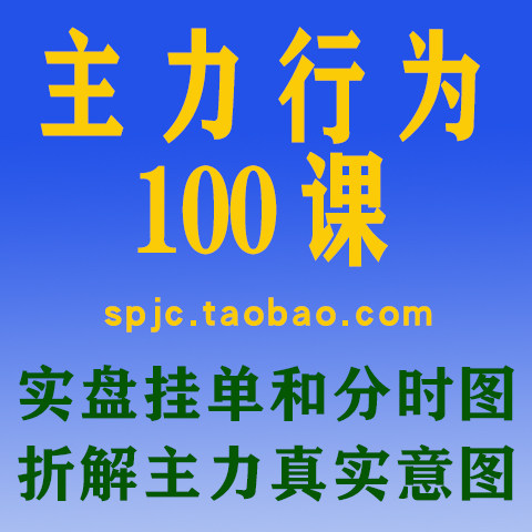 主力行为范博挂单分时图拆解炒股图片