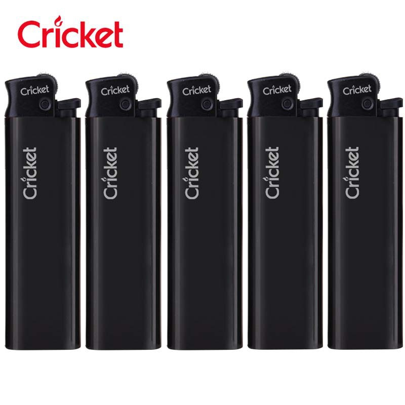 Cricket草蜢原装进口磨砂黑色尼龙砂轮一次性打火机节日礼品DIY