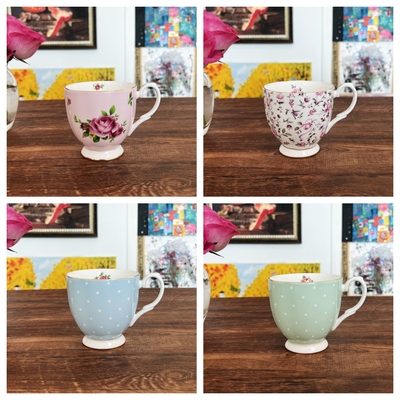 RoyalAlbert骨瓷马克杯小清新