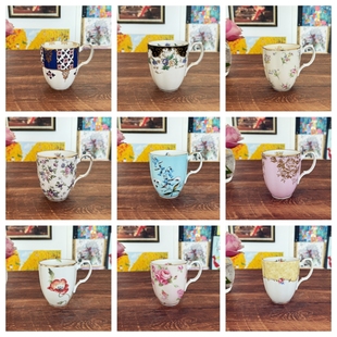 礼盒装Royal Albert百年系列骨瓷欧式大容量马克杯摄政王多款可选