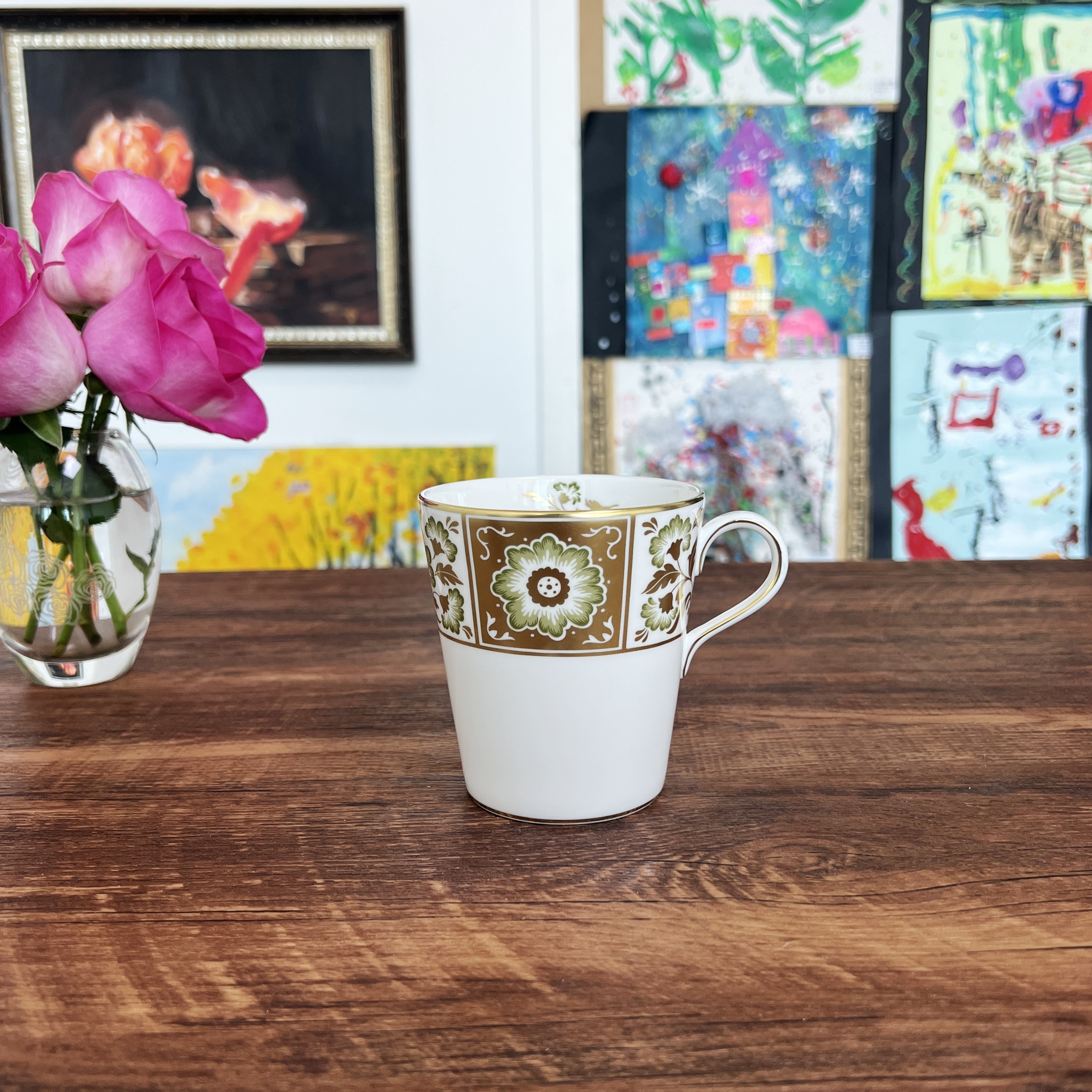 德贝绿韵骨瓷马克杯英制