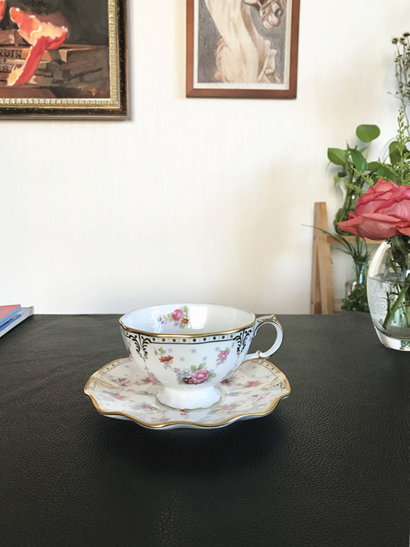 现货 英制 礼盒装 royal crown derby安东尼antoinette骨瓷茶杯碟