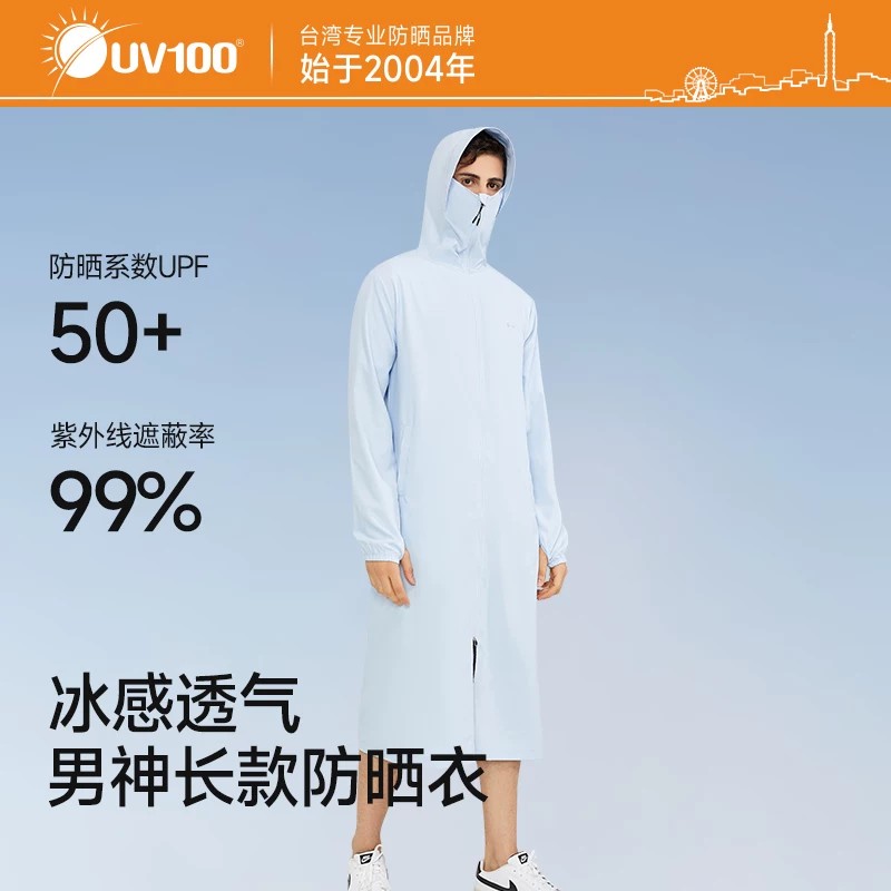 轻薄透气冰丝防晒服男款图片
