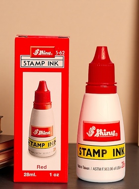 公章印油回墨印章翻斗翻转章印台补充油台湾新力s-62回单机专用