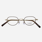KIO YAMATO手工眼镜框女近视可配镜片纯钛超轻小脸金丝眼镜架493J
