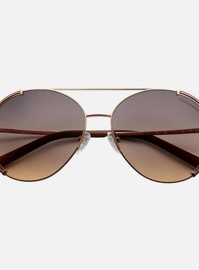 Hickmann海歌漫墨镜男女高级感飞行员复古潮流时尚显瘦太阳镜3048