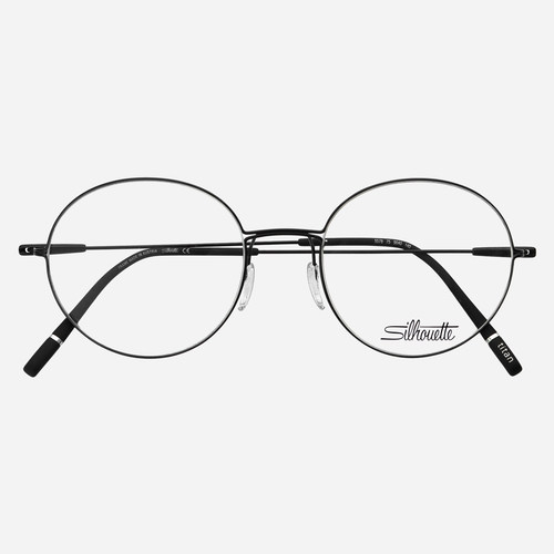 诗乐时尚复古无螺丝近视纯钛眼镜