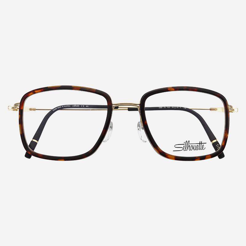 诗乐眼镜框男超轻钛架商务纯钛无螺丝近视方框大脸时尚眼镜架5580