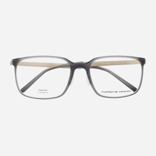 Porsche 超轻纯钛商务方框大脸眼镜架8338 Design保时捷眼镜框男款