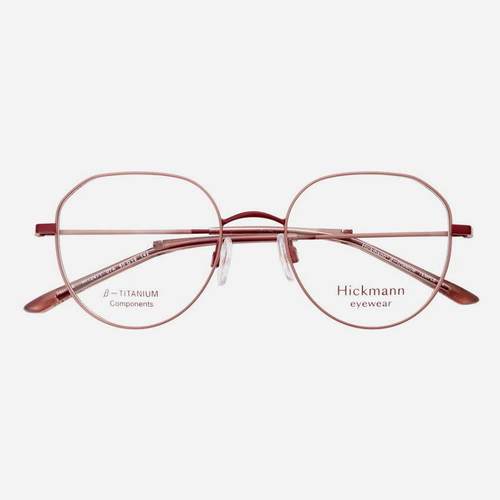 Hickmann海歌漫纯钛男女款眼镜框