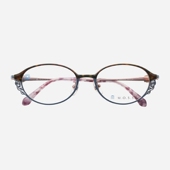 MOSS日本手工眼镜框女小脸气质近视纯钛超轻圆框复古眼镜架07SI